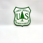 U  S  Forest Service - Department Of Agriculture - Vintage Porcelain Sign