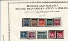 Mnh Stamp Set Bohemia   Moravia 1939 Complete Set 1 - 19  German Occupation Wwii
