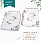 188 Pages Wedding Planner Organizer Book Hardcover With Pockets Sticker Gift Box