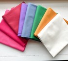 8 Pack 1 2 Yard Fabric Lot Cotton Fabric 4 Yards Total Mixed Solid Colors