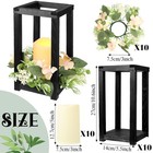 30 Pcs Wooden Wedding Lantern Centerpiece Integrated Holders With Candles And   