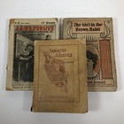 Vintage Dime Store Novels  lot Of 3  Antique Decor Paperback Books Early 1900   s