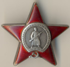 Soviet Russian Leningrad Medal Order Banner Badge  The Red Star Military  3014 