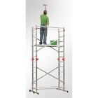 Hailo 9459-501 Portable Scaffold  Aluminum  396 Lb Load Capacity  7 Ft 6 In