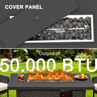42  Gas Fire Pit Table  50 000 Btu Propane Fire Pits For Outside