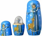 2021 Solomon Islands 1 Ounce Silver Matryoshka Doll Snow Maiden