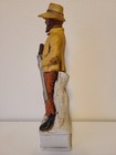Lionstone Whiskey Ceramic Decanter 1969 Vintage 14  The Sodbuster Empty