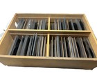 Vintage Plastic Sign Letters   Wooden Organizer Box     250  Pieces  39 Unique Let
