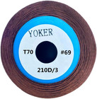 Bonded Nylon Sewing Thread Size 69 T70 210d 3 For Outdoor Leather Bag Shoes Canv