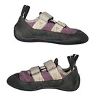 Evolv Climbing Shoes Girls 5 Us 35 Eu Purple Black Bouldering Gym Trax