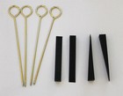 Piano Tuning Mute With Wire Handle - Set Of 4 Rubber Mutes - 3  X 3 8   - Usa