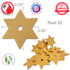Bonka Bird Toys 2776 Pk12 Large Cardboard Stars Foot Talon Craft Part Parrot Toy