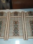 Vintage India moroccan Style 4 Panel Tabletop Screen divider