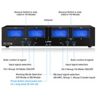Douk Audio Vu4 Four Analog Vu Meter Rca xlr Switcher Box Music Spectrum
