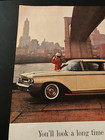 1960 Mercury Monterey Coupe - Vintage Original Color Print Ad   Wall Art - Clean