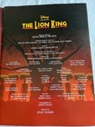Disney s The Lion King Broadway Musical Souvenir Program 1997  Ny