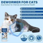 Dewormer For Cats - Broad Spectrum Cat Worm Treatment   Digestive Cleanser
