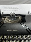 Vintage 1946 47  Smith Corona 4 Bank Sterling Portable Typewriter   Case-v  Nice