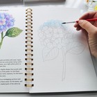 Watercolor Workbook 15 Beautiful Flowers Paintings For Adults  teens Beginners w
