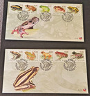 South Africa 2000 Frogs Set And Miniature Sheet Mint Never Hinged And Fdcs