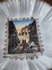 Rare Antique Dish A Scene In Black Hills Belle Fourche   Deadwood  South Dakota