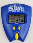 Radica Electronic Handheld Pocket Slot Game 2002 Blue Travel Hand Held Tested