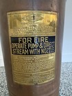 Lofstrand Copper Hand Pump Fire Extinguisher 4 Gallon
