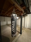 Rdx Punching Bag For Boxing Training  Unfilled Heavy Bag With Gloves