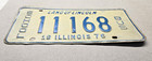      1976 Illinois  school Bus  License Plate