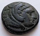 Cassander 306-297 Bc Macedon Ae20 Bronze Ancient Greek Coin Herakles Horseman