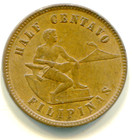 Philippines 1 2 Centavo 1903 Km-162 Superb Hg Coin   Lotapr9350