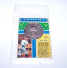 Babe Ruth Hof Coin 1oz  999 Pure Silver Card Round Mlb New York Yankees Baseball