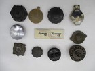 Mixed Lot Of Vintage Motorcycle   Car Fuel Gas Tank Filler Lids Caps