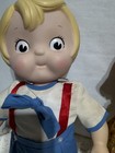 Vintage 1984 Campbell   s Soup Kids Dolls Pair 17  Eugene Doll Co Boy   Girl Vtg