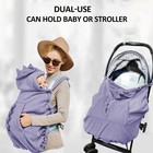 Baby Carrier Cover Stroller Cover newborn Hooded Stretchy Cloak soft Kangaroo   
