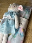 Toddler Throw And Rabbit Stuffy Baby Blanket Throw Lovey Security 50x60 New