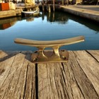 12cm 4 7in Solid Brass Boat Cleat