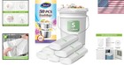 5 Gallon Leak-proof Trash Bags - 50 Count Clear Garbage Liners For Easy Use