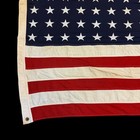 48 Star Vintage Wwii Era American Flag Sewn Stars Cotton 78 x38  Defiance