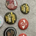 Lot Of 38 Coca Cola Tab Vintage Vtg Pins Pinback Buttons Advertising Racing