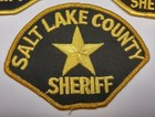 Salt Lake County Utah  Sheriff Patch  Lot Of 3