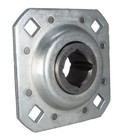 Disc Harrow Bearing 1-1 8  Square Bore W  4 - 1 2  Bolt Holes   4-3 4  Oal