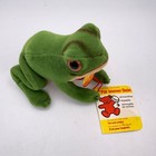 Vintage Steiff Froggy Velvet Frog  2370 08 W all Tags Ec