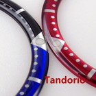 38mm 31 5mm Fit For Skx007 Skx009 Flat Watch Bezel Insert Alloy ceramic steel