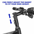 Mountain Bike Handlebar Front Fork Stem Riser Extender Extension Head Up Adaptor