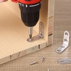 Stainless Steel L-shaped Bracket Corner Brace 1 5in 90 Degree Angle Corner Lot  