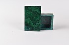 Malachite Jewelry Box Handmade In Congo  6 1  Cm     21373
