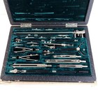 Vintage Professional Technical Drafting Compass Tool Set Ussr 1960s