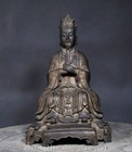 9  Chinese Ancient Bronze Dynasty Palace Civil Service People Statue Sculpture