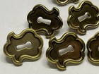 Vintage Lot  10  Keeler Brass Co  Key Hole Plates  3631    42381 New Old Stock 